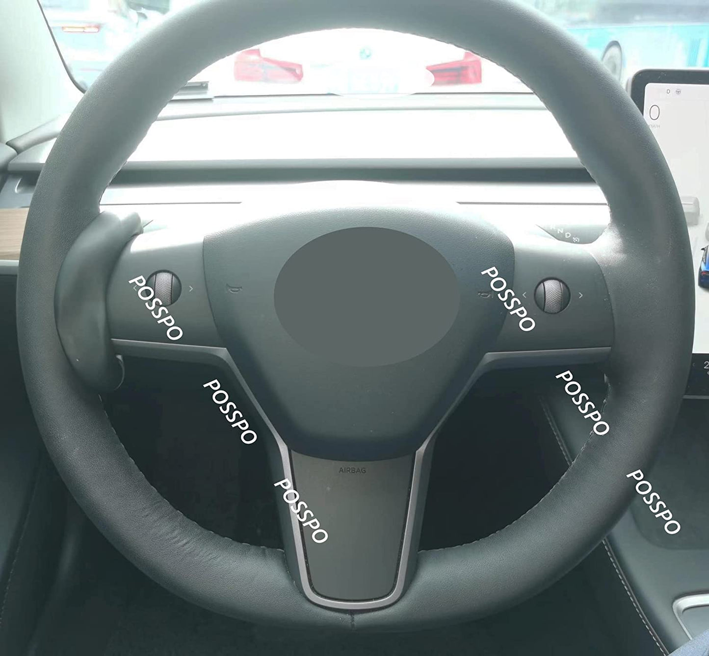 Steering Wheel Weight for Tesla Model 3 Y FSD Autopilot Counterweight Ring Counter Weight Booster for Assisted Driving AP